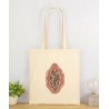 Tote Bag Vagina Flores